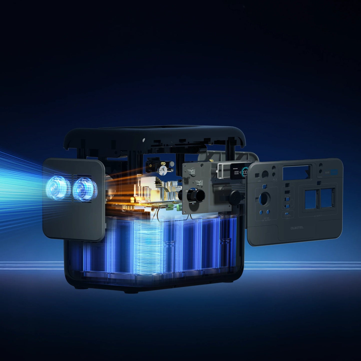 Estación batería portátil 800 W Oukitel P800