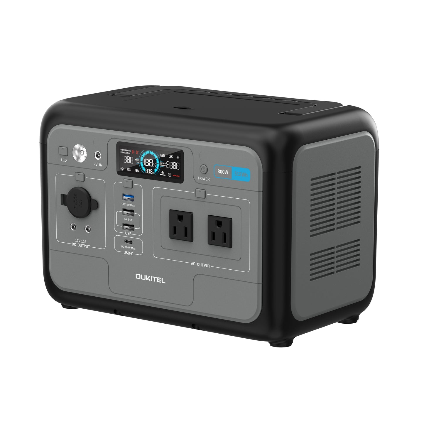 Estación batería portátil 800 W Oukitel P800