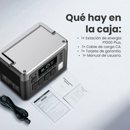 Estación batería portátil 1800W - P1000PLUS