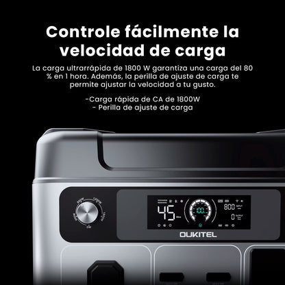 Estación batería portátil 2400 W P2001PLUS