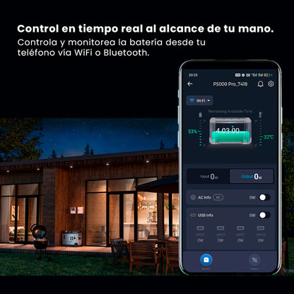 Estación batería portátil 3600 W P5000PRO