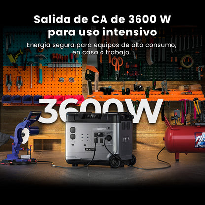 Estación batería portátil 3600 W P5000PRO